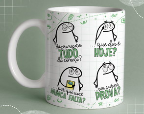 Arte p/ Caneca Dia dos Professores Dá pra Repetir Tudo do Co