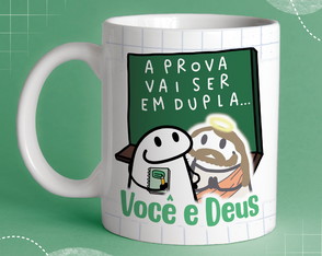 Arte para Caneca Dia dos Professores "a Prova Vai Ser em Dup