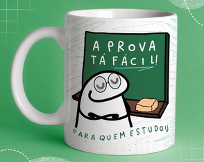 Arte para Caneca Dia dos Professores "a Prova Tá Fácil