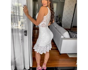 Vestido Curto De. Noiva Lindo