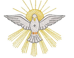 Matriz Bordado Pomba