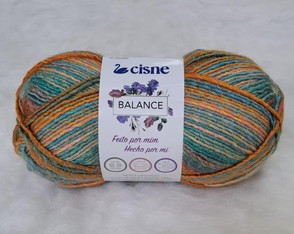 Lã Cisne Balance 100g Cor 00360 Lote 01