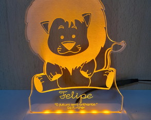 Luminária Led Personalizada Infantil