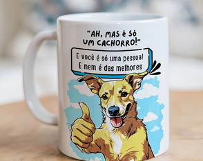 Caneca Pet's Frases Divertidas