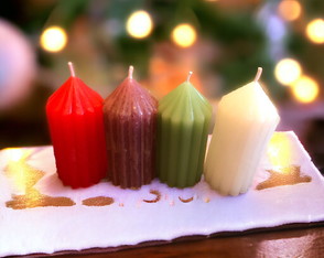 Velas para Advento de Natal