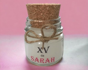 Lembrancinha Vela Aromática de Xv Anos 15 Anos