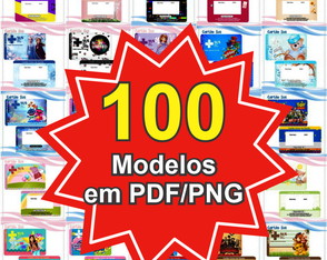 Kit 100 Arquivos Digitais Personalizados Cartão do Sus