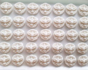 Kit 40 Apliques 3 cm Batizado