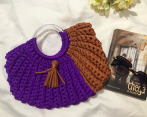 Bolsa Croche Artesanal Concha
