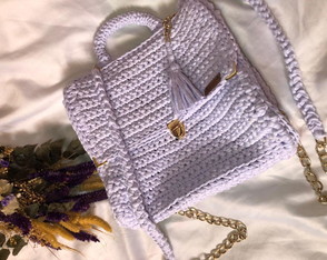 Mochila Arteaanal em Croche