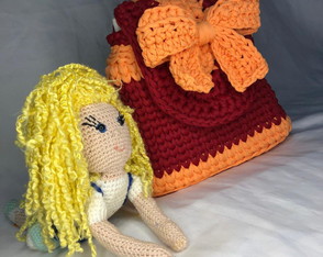 Mochila Infantil em Croche Artesanal