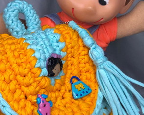 Mochila Infantil Croche