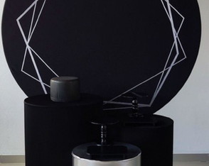 Locação Kit Pegue e Monte Preto com Prata Adulto