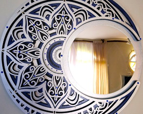 Mandala 3d Lua- 40 cm