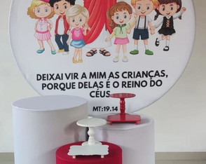 Locação Kit Pegue e Monte Deixai Vir a Mim as Crianças