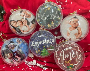 Bolinhas de Natal Personalizadas com Foto