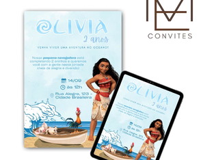 Convite Digital Moana