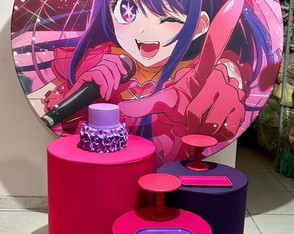 Locação Kit Pegue e Monte Oshi no Ko Anime