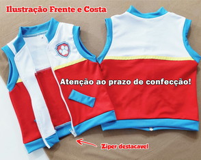 Colete Patrulheiro - sem Personalização 01 a 04 Anos