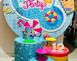 Locação Kit Pegue e Monte Pool Party 4