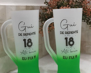 Copos Personalizados Slim Degrade 400 ml