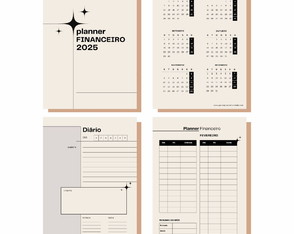 Planner Financeiro 2025- Arte Digital
