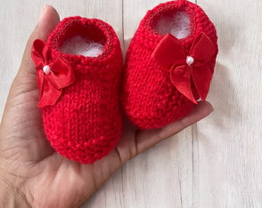 Sapatinho para Bebê Decorado