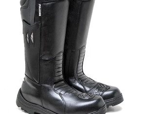 Bota Coturno Militar Tático Couro Resistente Bombeiro Moto