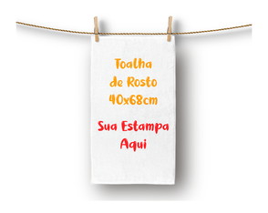 Toalha de Rosto Personalizada