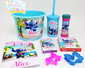 Kit Diversão no Baldinho Stitch