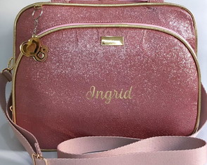 Bolsa Personalizada Transversal Rosa
