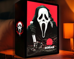Luminária Abajur Led Terror Filme Pânico Scream