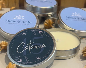 Kit com 100 Velas Aromatizadas na Lata - Charme e Perfume