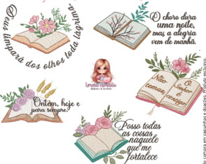 Matriz Bordado Coleção Frases e Bíblias