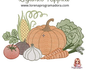 Matriz de Bordados Legumes