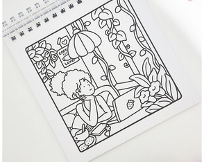 Bloco de Colorir - 50 Desenhos - 19x20cm - Coloring Book