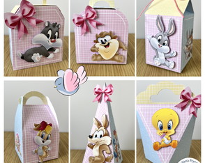 Kit Festa - Looney Tunes Baby Menina - 10 Itens