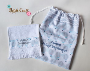 Saquinho de Roupas Cordinha + Toalhinha