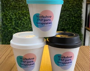 20 Copo Eco Personalizado de Café 300ml