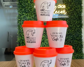 Copo Eco Personalizado de Café 300ml