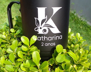 Caneca de Alumínio 500 ml Personalização 1 Cor