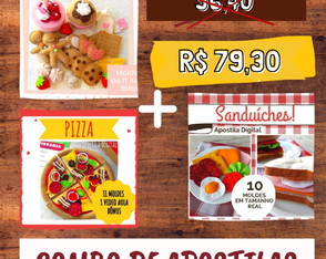 Combo de Apostilas Digitais - Pizza, Sanduíche e Chá