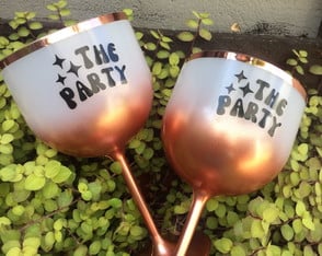 Taça Gin Degrade 450 ml com Borda Personalizada Artes Iguais