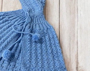 Poncho para Bebê de 3 a 6 Meses