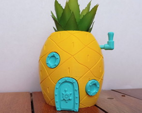 Kit 10 Vasos Abacaxi Bob Esponja