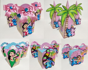 Kit 50 Caixinhas Stitch (pegue e Monte)!!