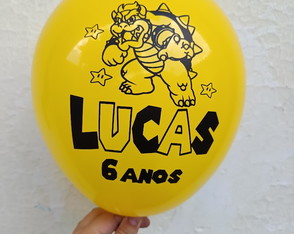 Bexigas Personalizadas Bowser