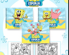 Livro para Colorir - Bob Esponja