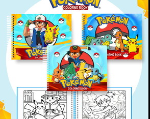 Livro para Colorir - Pokemon