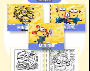 Livro para Colorir - Minnions